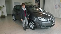 Yvonne Jauch aus Schoftland mit Ihrem Opel Meriva
